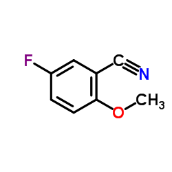 5-氟-2-甲氧基苯腈结构式