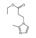 3-(2-甲基-1H-咪唑-1-基)丙酸乙酯结构式