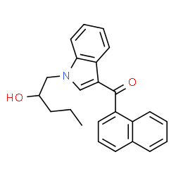 (±)-JWH 018 N-(2-hydroxypentyl) metabolite结构式