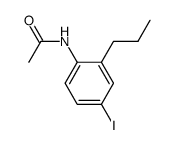 4-iodo-2-propylacetanilide Structure