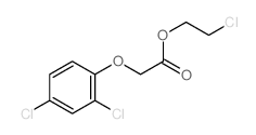 Acetic acid,2-(2,4-dichlorophenoxy)-, 2-chloroethyl ester结构式