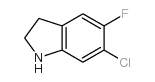 6-氯-5-氟-2,3-二羟基-1H-吲哚结构式