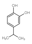 4-异丙基儿茶酚结构式