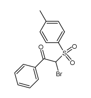 2-bromo-1-phenyl-2-(toluene-4-sulfonyl)-ethanone结构式