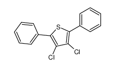 3,4-Dichloro-2,5-diphenylthiophene Structure