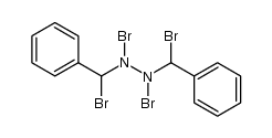 N,N'-dibromo-N,N'-bis-(α-bromo-benzyl)-hydrazine Structure