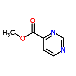 Methyl 4-pyrimidinecarboxylate Structure