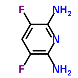 3,5-Difluorpyridin-2,6-diamin Structure