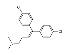 4-Dimethylamino-1,1-bis-[4-chlor-phenyl]-buten-(1) Structure