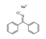 benzophenone oxime , sodium salt Structure