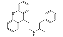 1-phenyl-N-[2-(9H-thioxanthen-9-yl)ethyl]propan-2-amine Structure