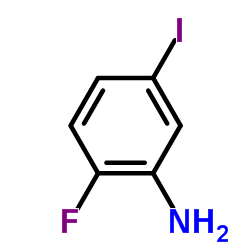 2-氟-4-碘苯胺结构式