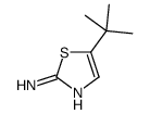 5-叔丁基噻唑-2-胺结构式
