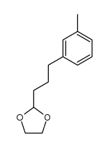 2-(3-(m-tolyl)propyl)-1,3-dioxolane Structure