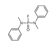 Fluorobis(methylphenylamino)phosphine oxide Structure