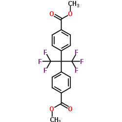 Dimethyl 4,4'-(1,1,1,3,3,3-hexafluoro-2,2-propanediyl)dibenzoate Structure