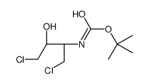 2R-(t-Boc)氨基-1,4-二氯-3S-羟基丁烷结构式