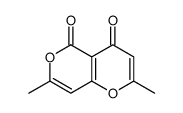 2,7-dimethylpyrano[3,2-c]pyran-4,5-dione结构式