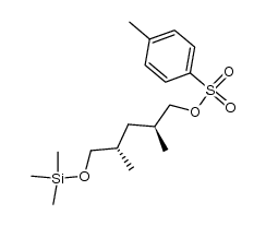 (2S,4S)-2,4-dimethyl-5-((trimethylsilyl)oxy)pentyl 4-methylbenzenesulfonate Structure