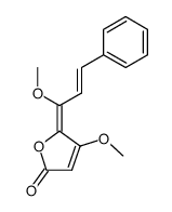 (5Z)-4-Methoxy-5-[(2E)-1-methoxy-3-phenyl-2-propenylidene]furan-2(5H)-one Structure