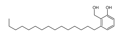 2-(hydroxymethyl)-3-pentadecylphenol结构式