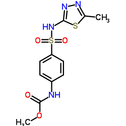 methyl (4-(N-(5-methyl-1,3,4-thiadiazol-2-yl)sulfamoyl)phenyl)carbamate Structure
