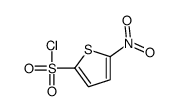 5-硝基噻吩-2-磺酰氯结构式