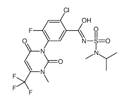 苯嘧磺草胺结构式