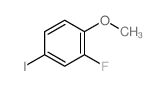 2-fluoro-4-iodo-1-methoxybenzene Structure
