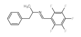 N-[(E)-(2,3,4,5,6-Pentafluorophenyl)methylidene]-1-phenyl-2-propanamin e Structure