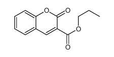 propyl 2-oxochromene-3-carboxylate结构式