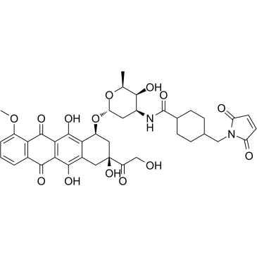 Doxorubicin-SMCC结构式