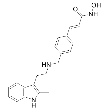 Panobinostat (LBH589) structure