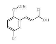 3-(5-Bromo-2-methoxyphenyl)acrylic acid Structure
