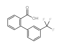 3'-(三氟甲基)-[1,1'-联苯]-2-羧酸结构式