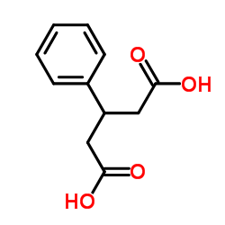 3-Phenylpentanedioic acid structure