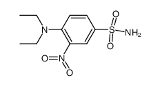 4-(diethylamino)-3-nitrobenzenesulfonamide结构式