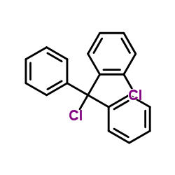 氯代(邻氯苯基)二苯基甲烷结构式