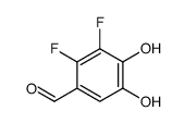 2,3-difluoro-4,5-dihydroxybenzaldehyde Structure