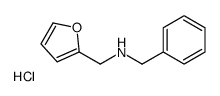 benzyl(furan-2-ylmethyl)azanium,chloride Structure