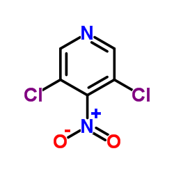 3,5-二氯-4-硝基吡啶结构式