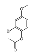 4-乙酰氧基-3-溴苯甲醚结构式