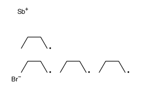 Bromo(tetrabutyl)stiborane Structure