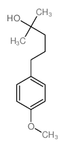 Benzenebutanol,4-methoxy-a,a-dimethyl-结构式