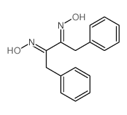 2,3-Butanedione,1,4-diphenyl-, 2,3-dioxime结构式