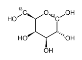 d-[1,6-13c2]galactose结构式