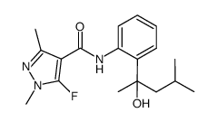 5-fluoro-N-(2-(1-hydroxy-1,3-dimethylbutyl)phenyl)-1,3-dimethyl-1H-pyrazole-4-carboxamide Structure