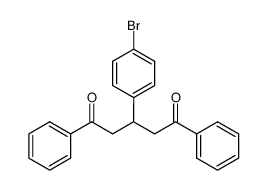 3-(4-bromophenyl)-1,5-diphenylpentane-1,5-dione结构式