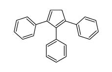 (2,3-diphenylcyclopenta-1,3-dien-1-yl)benzene结构式