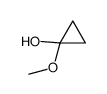 1-methoxycyclopropan-1-ol Structure
